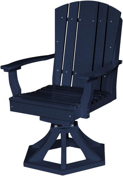 Wildridge Wildridge Heritage Outdoor Swivel Rocker Dining Chair Patriot Blue Dining Chair LCC-155-PAB