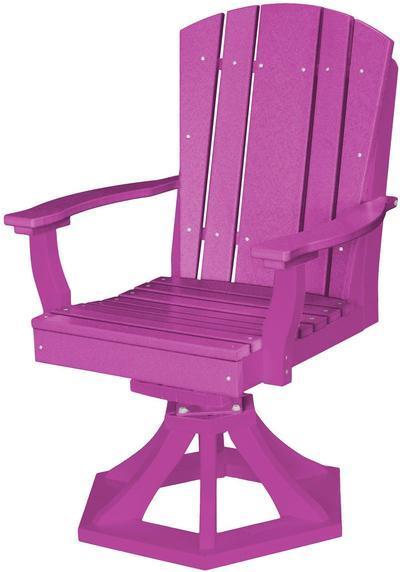 Wildridge Wildridge Heritage Outdoor Swivel Rocker Dining Chair Purple Dining Chair LCC-155-PU