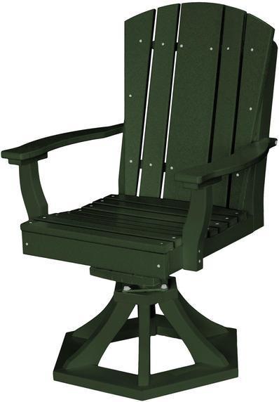 Wildridge Wildridge Heritage Outdoor Swivel Rocker Dining Chair Turf Green Dining Chair LCC-155-TG