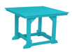 Wildridge Wildridge Heritage Recycled Plastic 44Inch x 44Inch Table Aruba Blue Tables LCC-187-AB