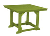 Wildridge Wildridge Heritage Recycled Plastic 44Inch x 44Inch Table Lime Green Tables LCC-187-LMG