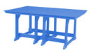 Wildridge Wildridge Heritage Recycled Plastic 44Inch x 72Inch Table Blue Tables LCC-189-BL