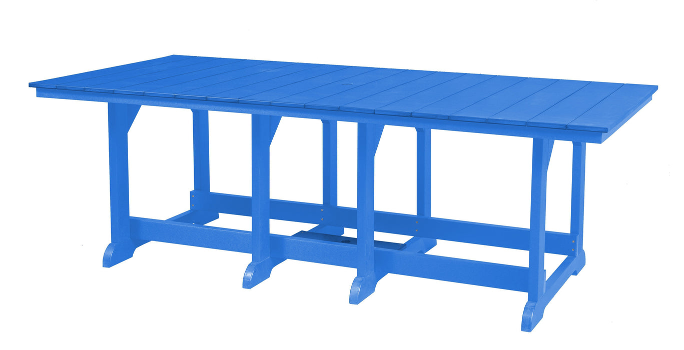Wildridge Wildridge Heritage Recycled Plastic 44Inch x 94Inch Table Blue Tables LCC-191-BL