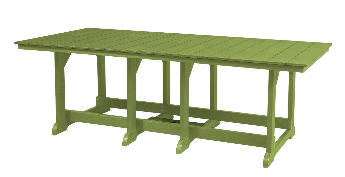 Wildridge Wildridge Heritage Recycled Plastic 44Inch x 94Inch Table Lime Green Tables LCC-191-LMG