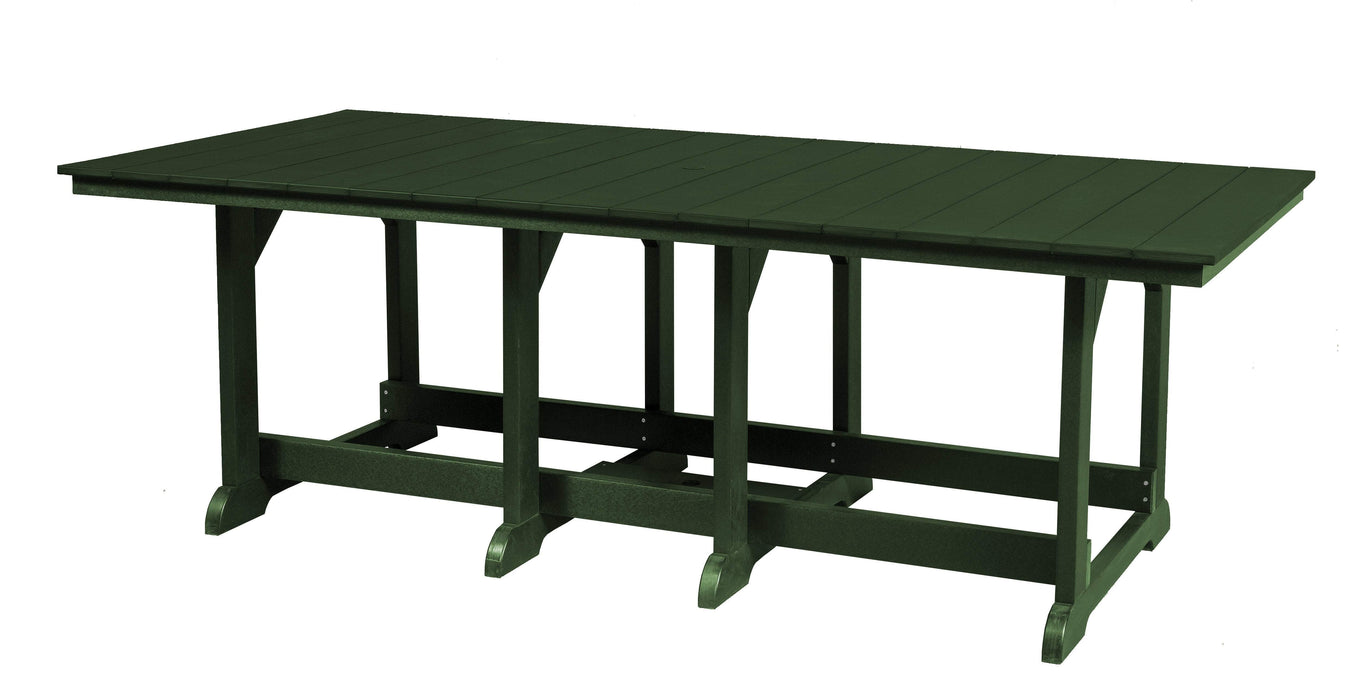 Wildridge Wildridge Heritage Recycled Plastic 44Inch x 94Inch Table Turf Green Tables LCC-191-TG