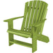 Wildridge Wildridge Heritage Recycled Plastic Adirondack Chair Lime Green Adirondack Chair LCC-114-LMG