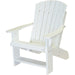 Wildridge Wildridge Heritage Recycled Plastic Adirondack Chair White Adirondack Chair LCC-114-WH
