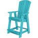 Wildridge Wildridge Heritage Recycled Plastic Balcony Chair Aruba Blue Chair LCC-150-AB