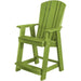 Wildridge Wildridge Heritage Recycled Plastic Balcony Chair Lime Green Chair LCC-150-LMG