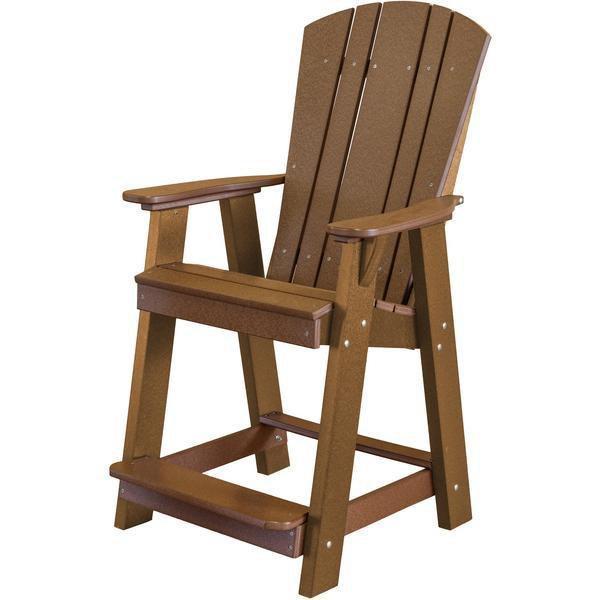 Wildridge Wildridge Heritage Recycled Plastic Balcony Chair Tudor Brown Chair LCC-150-TB