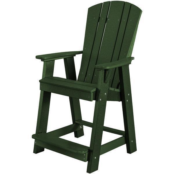 Wildridge Wildridge Heritage Recycled Plastic Balcony Chair Turf Green Chair LCC-150-TG