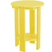 Wildridge Wildridge Heritage Recycled Plastic Balcony Table Lemon Yellow Tables LCC-152-LY