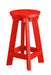 Wildridge Wildridge Heritage Recycled Plastic Bar Stool Bright Red Stool LCC-182-BR