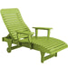 Wildridge Wildridge Heritage Recycled Plastic Chaise Lounge Lime Green Chaise Lounge LCC-160-LMG