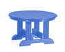 Wildridge Wildridge Heritage Recycled Plastic Conversation Table Blue Conversa?tion Table LCC-121-BL
