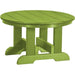 Wildridge Conversa??tion Table Lime Green Wildridge Heritage Recycled Plastic Conversation Table LCC-121-LMG