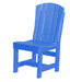 Wildridge Wildridge Heritage Recycled Plastic Dining Chair Blue Chair LCC-153-BL