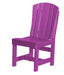 Wildridge Wildridge Heritage Recycled Plastic Dining Chair Purple Chair LCC-153-PU