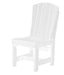 Wildridge Wildridge Heritage Recycled Plastic Dining Chair White Chair LCC-153-WH