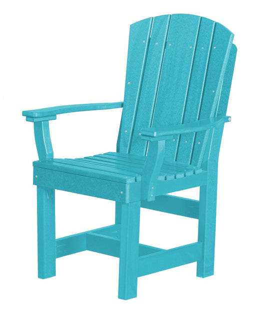 Wildridge Wildridge Heritage Recycled Plastic Dining Chair with Arms Aruba Blue Chair LCC-154-AB