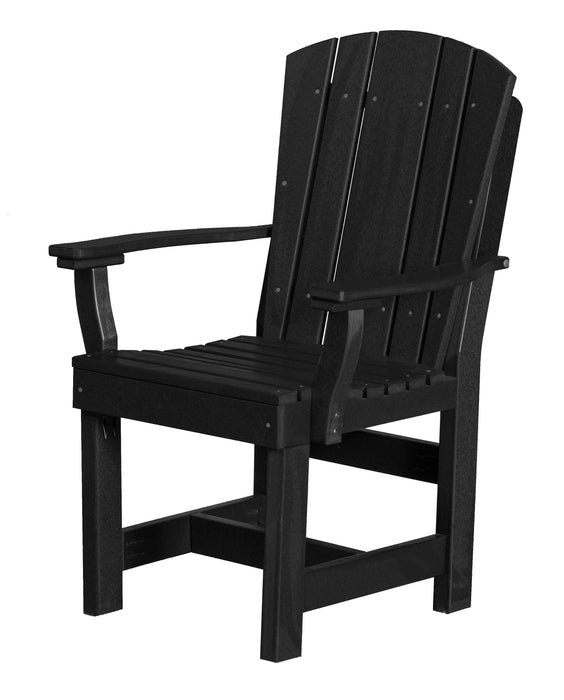 Wildridge Wildridge Heritage Recycled Plastic Dining Chair with Arms Black Chair LCC-154-B
