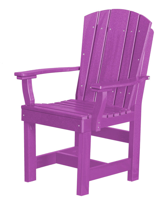 Wildridge Wildridge Heritage Recycled Plastic Dining Chair with Arms Purple Chair LCC-154-PU