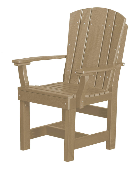 Wildridge Wildridge Heritage Recycled Plastic Dining Chair with Arms Weatherwood Chair LCC-154-WW