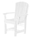Wildridge Wildridge Heritage Recycled Plastic Dining Chair with Arms White Chair LCC-154-WH