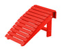 Wildridge Wildridge Heritage Recycled Plastic Folding Footstool Bright Red Folding Footstool LCC-116-BR