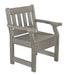 Wildridge Wildridge Heritage Recycled Plastic Garden Chair Light Gray Outdoor Chair LCC-123-LG