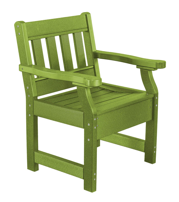 Wildridge Wildridge Heritage Recycled Plastic Garden Chair Lime Green Outdoor Chair LCC-123-LMG