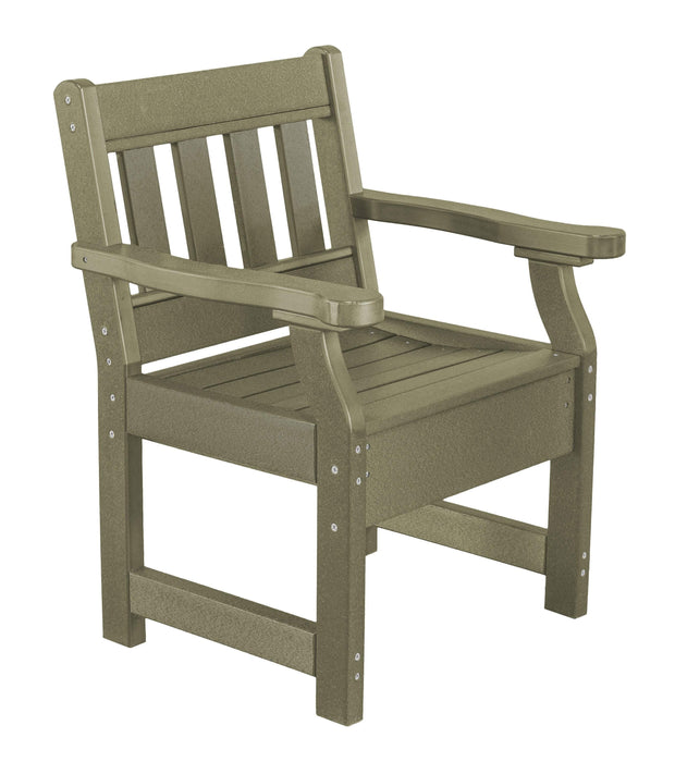 Wildridge Wildridge Heritage Recycled Plastic Garden Chair Olive Outdoor Chair LCC-123-OL