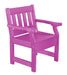 Wildridge Wildridge Heritage Recycled Plastic Garden Chair Purple Outdoor Chair LCC-123-PU