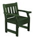 Wildridge Wildridge Heritage Recycled Plastic Garden Chair Turf Green Outdoor Chair LCC-123-TG