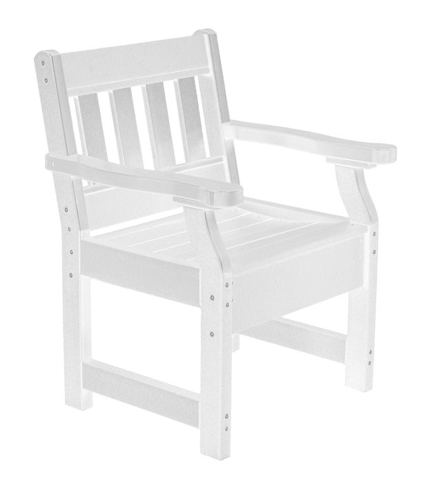 Wildridge Wildridge Heritage Recycled Plastic Garden Chair White Outdoor Chair LCC-123-WH
