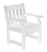 Wildridge Wildridge Heritage Recycled Plastic Garden Chair White Outdoor Chair LCC-123-WH