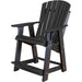 Wildridge Wildridge Heritage Recycled Plastic High Adirondack Chair Black Adirondack Chair LCC-119-B