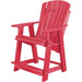 Wildridge Wildridge Heritage Recycled Plastic High Adirondack Chair Dark Pink Adirondack Chair LCC-119-DP