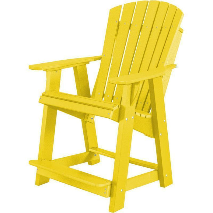 Wildridge Wildridge Heritage Recycled Plastic High Adirondack Chair Lemon Yellow Adirondack Chair LCC-119-LY