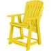 Wildridge Wildridge Heritage Recycled Plastic High Adirondack Chair Lemon Yellow Adirondack Chair LCC-119-LY