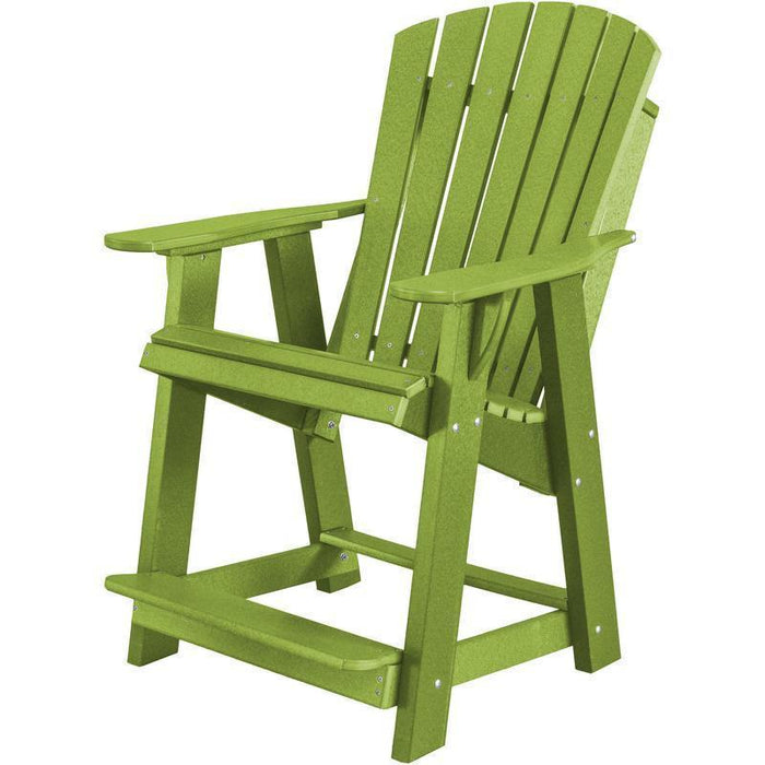 Wildridge Wildridge Heritage Recycled Plastic High Adirondack Chair Lime Green Adirondack Chair LCC-119-LMG