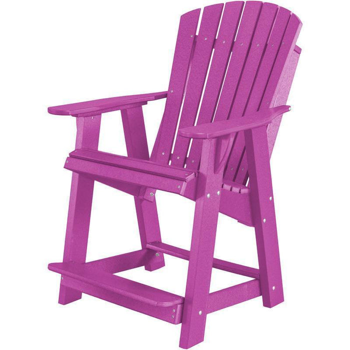 Wildridge Wildridge Heritage Recycled Plastic High Adirondack Chair Purple Adirondack Chair LCC-119-PU