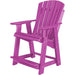 Wildridge Wildridge Heritage Recycled Plastic High Adirondack Chair Purple Adirondack Chair LCC-119-PU