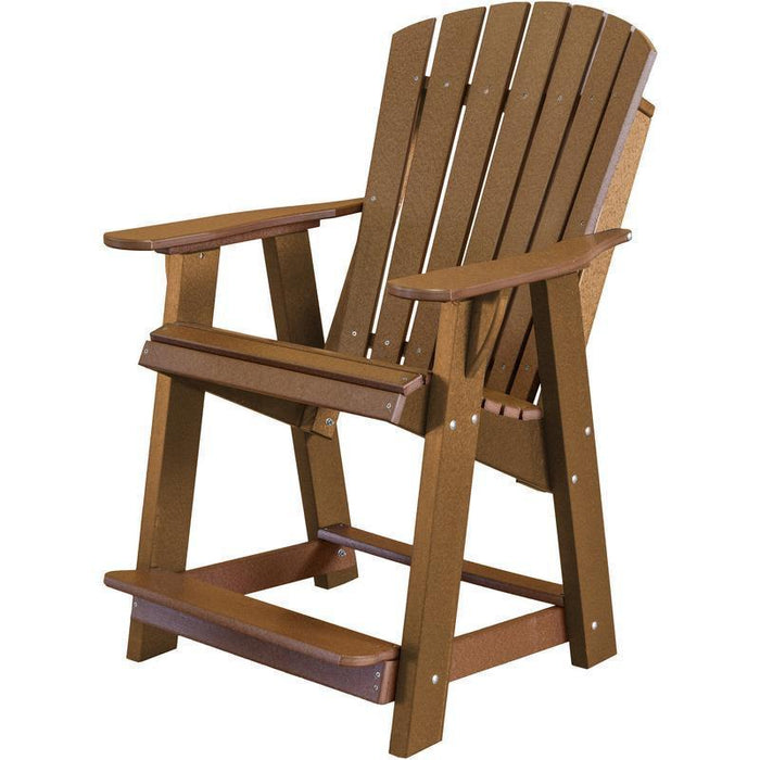 Wildridge Wildridge Heritage Recycled Plastic High Adirondack Chair Tudor Brown Adirondack Chair LCC-119-TB