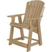 Wildridge Wildridge Heritage Recycled Plastic High Adirondack Chair Weatherwood Adirondack Chair LCC-119-WW