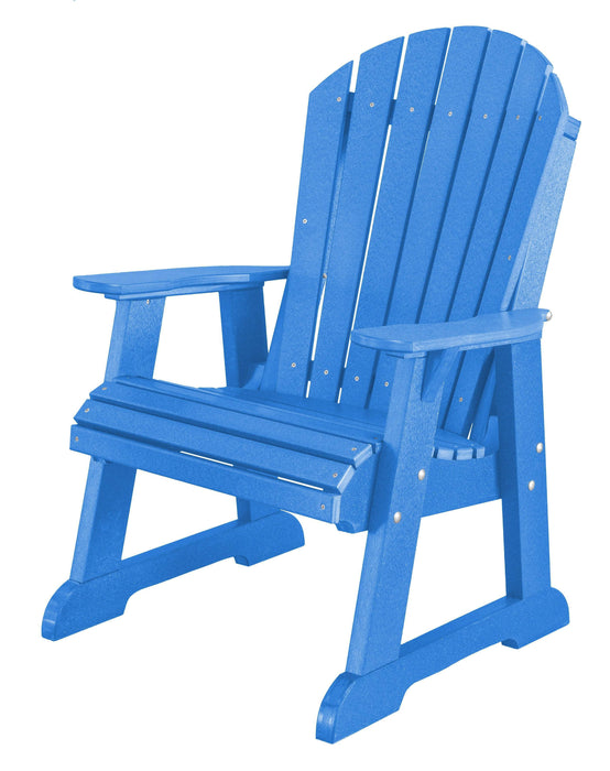Wildridge Wildridge Heritage Recycled Plastic High Fan Back Chair Blue Outdoor Chair LCC-117-BL