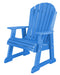 Wildridge Wildridge Heritage Recycled Plastic High Fan Back Chair Blue Outdoor Chair LCC-117-BL