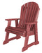 Wildridge Wildridge Heritage Recycled Plastic High Fan Back Chair Cherry Outdoor Chair LCC-117-C