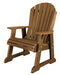 Wildridge Wildridge Heritage Recycled Plastic High Fan Back Chair Tudor Brown Outdoor Chair LCC-117-TB