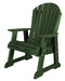 Wildridge Wildridge Heritage Recycled Plastic High Fan Back Chair Turf Green Outdoor Chair LCC-117-TG